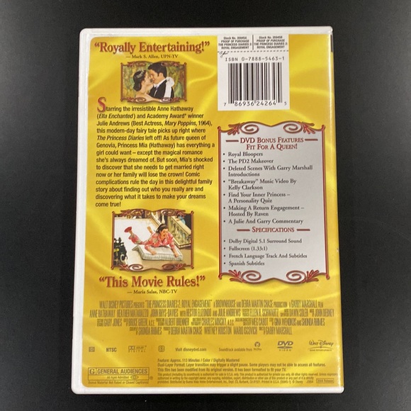 The Princess Diaries 2: Royal Engagement - DVD - Picture 2 of 4